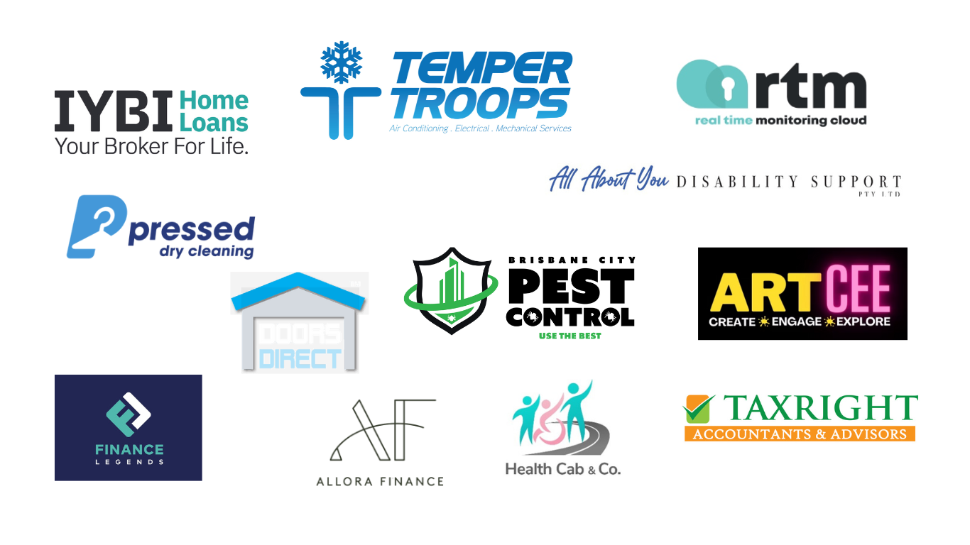 Collage of Client logos